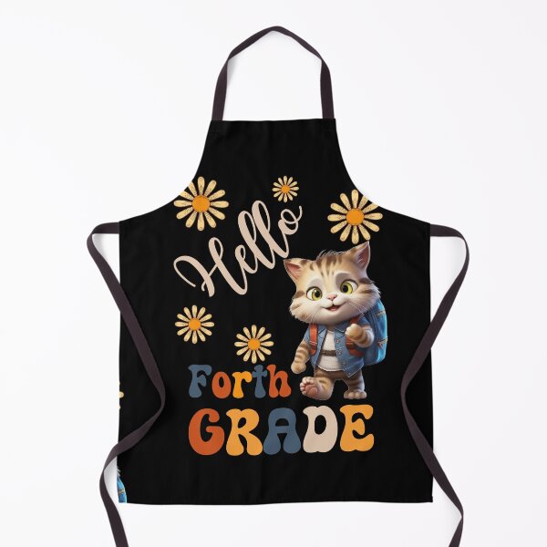 Item preview, Hello Forth Grade - Cute Kitten Pupil, Teach Love Inspire, Back To School, Teacher Tee, Teacher Appreciation Tee, 1st day of school designed and sold by PupilLove.