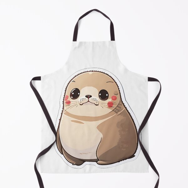 Item preview, sticker, cartoon cute seal designed and sold by KiraChie.