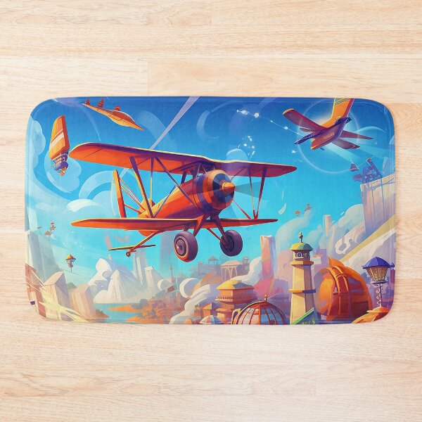 Item preview, Aviation Enthusiasts Poster Airplanes Flight Colorful  designed and sold by parakeet.