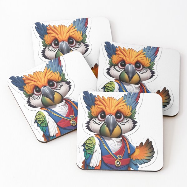 Item preview, Cute Colorful Parrot Vector Art 1 designed and sold by asyanavirgifa.
