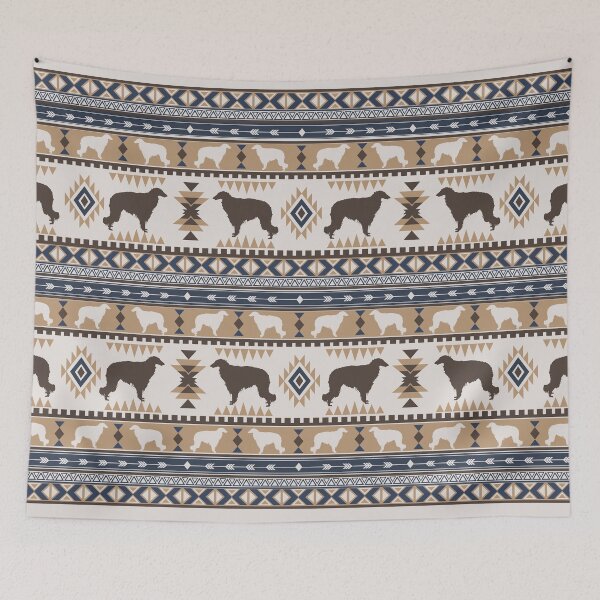 Item preview, Boho dogs | Borzoi/ Russian wolfhound tan designed and sold by Camilla Fjäder.
