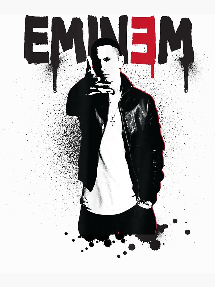 Poster Eminem - b&w, Wall Art, Gifts & Merchandise