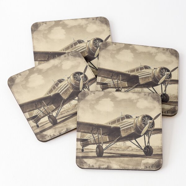 Item preview, Retro Vintage Airplane Old Turboprop Propeller designed and sold by parakeet.