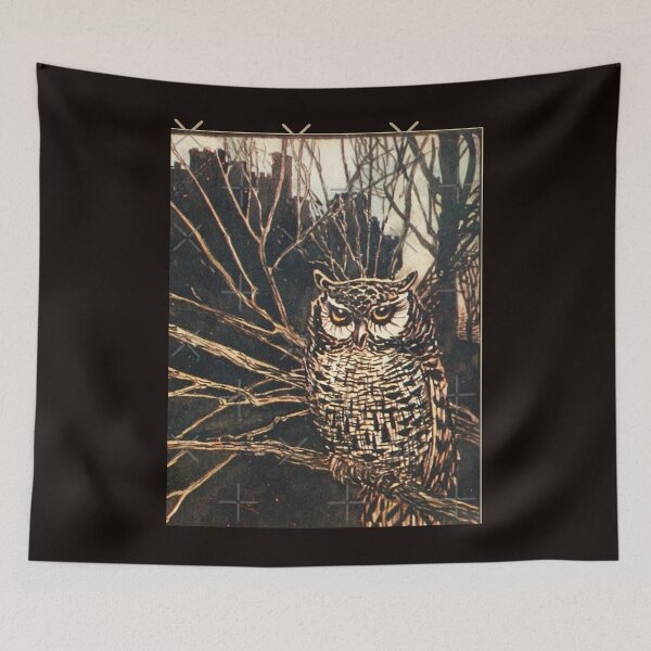 Item preview, Arthur Rackham- Screech Owl Graphic  designed and sold by CaliKeeling.