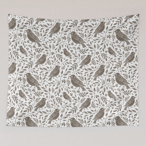 Item preview, Birds with leaves and clover designed and sold by Pinata.