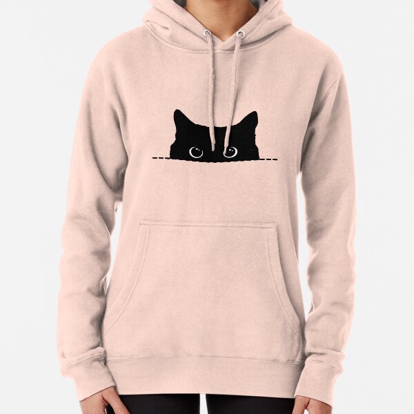 black and white cat sweatshirt