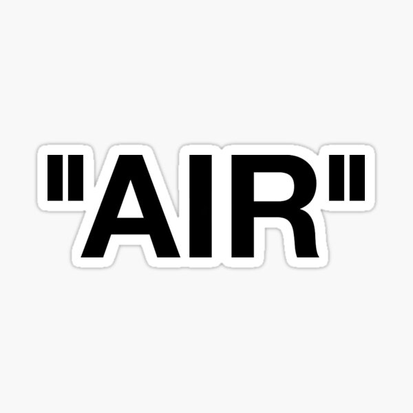 off white air logo