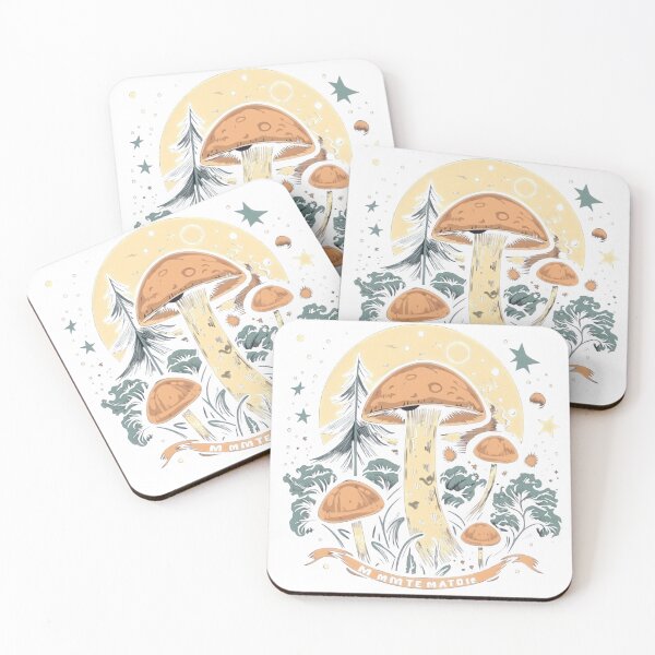 Item preview, Mushroom hunting under the changing moon designed and sold by cafegrafis.