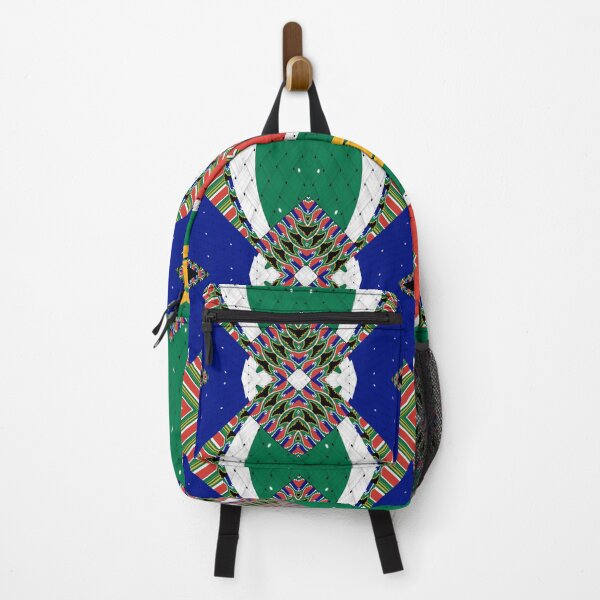 Item preview, Attractive original abstract geometric artwork, inspired by the South African flag in a vintage style. designed and sold by Ralek.