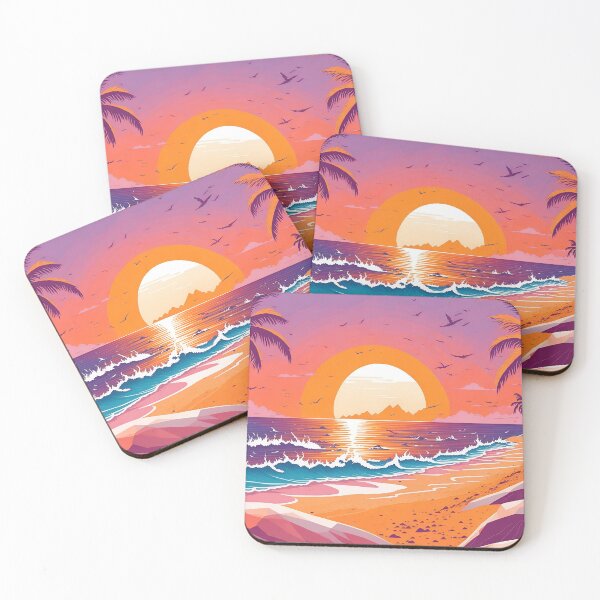 Item preview, Sunset Serenade: A Majestic Beachscape designed and sold by LeonAndrewRazon.