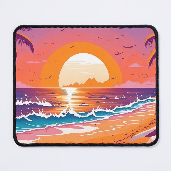 Item preview, Sunset Serenade: A Majestic Beachscape designed and sold by LeonAndrewRazon.