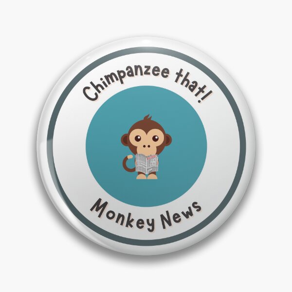 Item preview, Chimpanzee that! Monkey News  designed and sold by CryptoMemesRB.