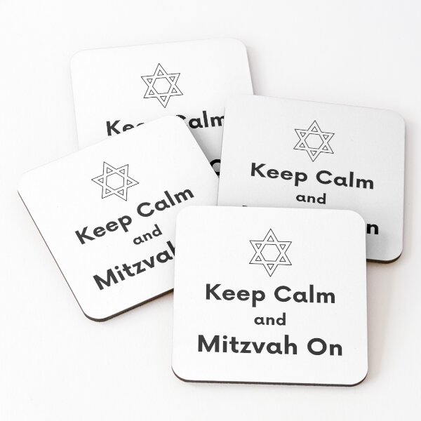 Item preview, Keep Calm and Mitzvah On 1 designed and sold by MerchQuiTue.