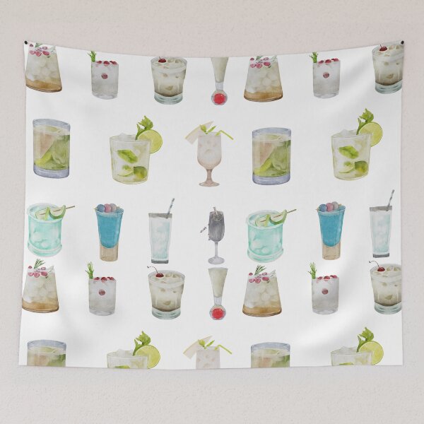 Item preview, blue and green cocktails / drinks 5/5 designed and sold by KimmmiK.
