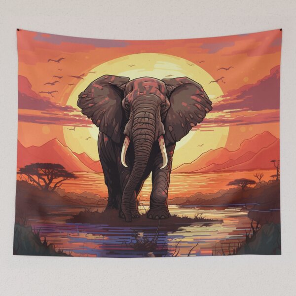 Item preview, elephant designed and sold by AI-G-I-.