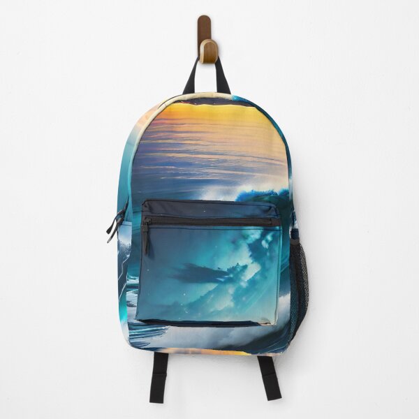 Item preview, Ocean Waves with Mountains in the Background designed and sold by deniselynnimage.