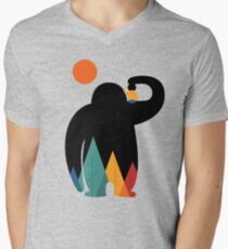 PaPa Men's V-Neck T-Shirt