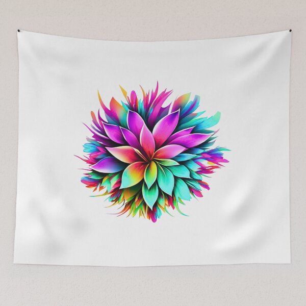 Item preview, Vibrant floral art designed and sold by Ignited-Designs.