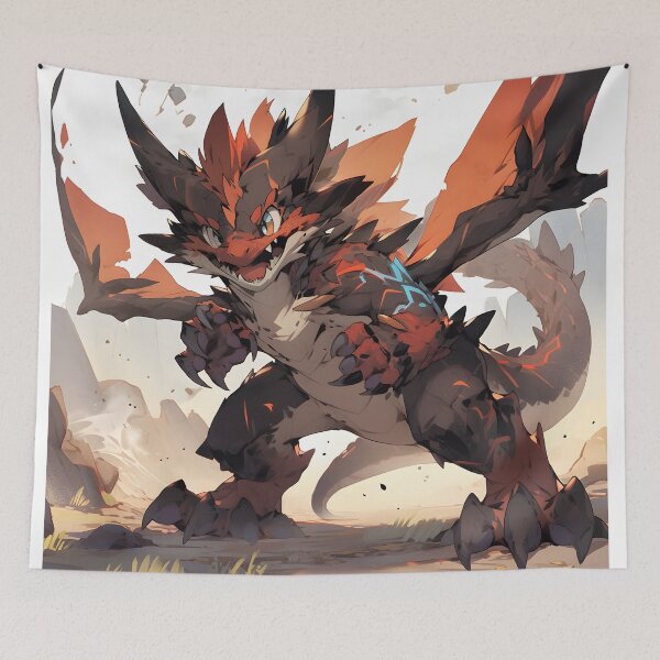 Item preview, Mid beast battle! - dragon coming for you! designed and sold by HydraDreams.