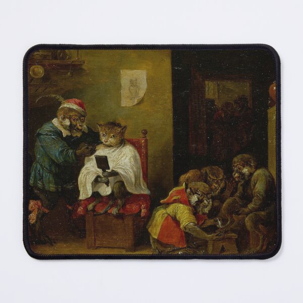 Item preview, Monkey Barber Shop - David Teniers the Younger designed and sold by Onodera.