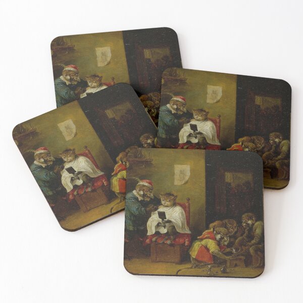 Item preview, Monkey Barber Shop - David Teniers the Younger   designed and sold by Onodera.