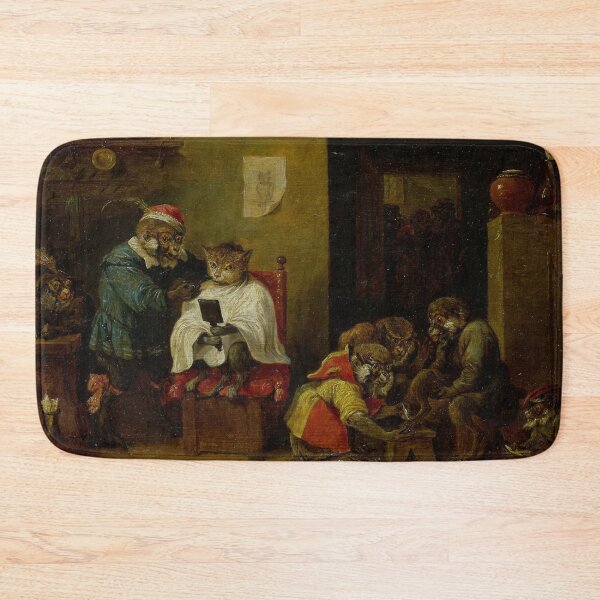 Item preview, Monkey Barber Shop - David Teniers the Younger   designed and sold by Onodera.