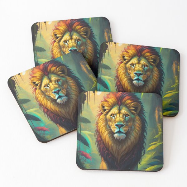Item preview, Lion in the jungle, King of the jungle, big cats designed and sold by Twenty24trends.