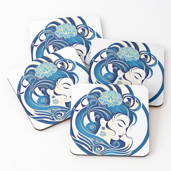 Item preview, Blue Guanyin designed and sold by couture-rapture.