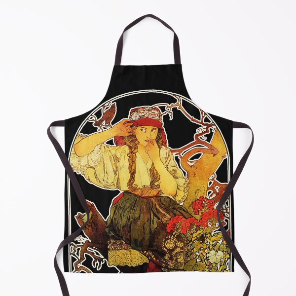 Item preview, HD. Alphonse Mucha - Music: Moravian Teachers Choir. Black background version by Mindthecherry designed and sold by MINDTHECHERRY.