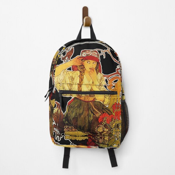 Item preview, HD. Alphonse Mucha - Music: Moravian Teachers Choir. Black background version by Mindthecherry designed and sold by MINDTHECHERRY.
