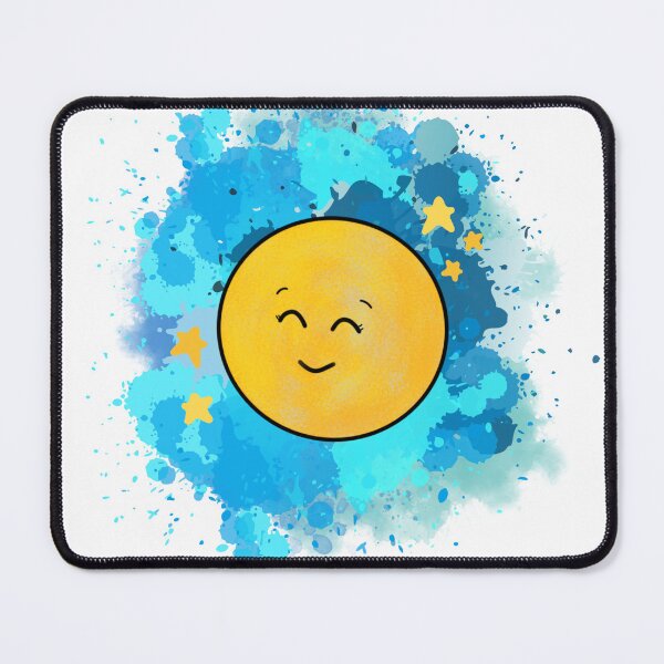 Item preview, Verhaaltjesfee Maantje maan blauw designed and sold by Verhaaltjesfee.