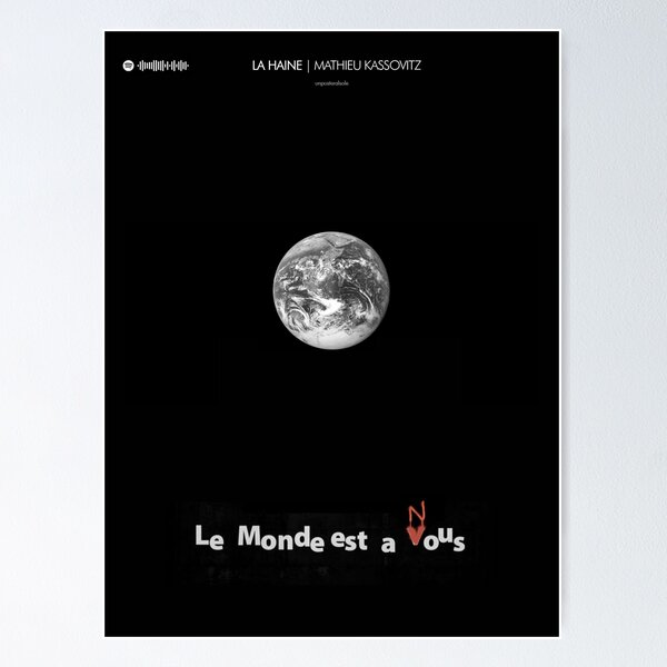 Item preview, la haine movie POSTER designed and sold by unposteralsole.