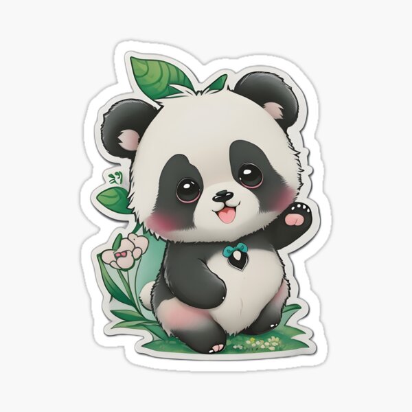 Kawaii chibi cute panda | Sticker