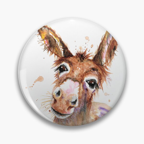 Item preview, Cute Donkey face designed and sold by Marjansart.