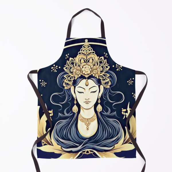 Item preview, Blue Gold Guanyin designed and sold by couture-rapture.