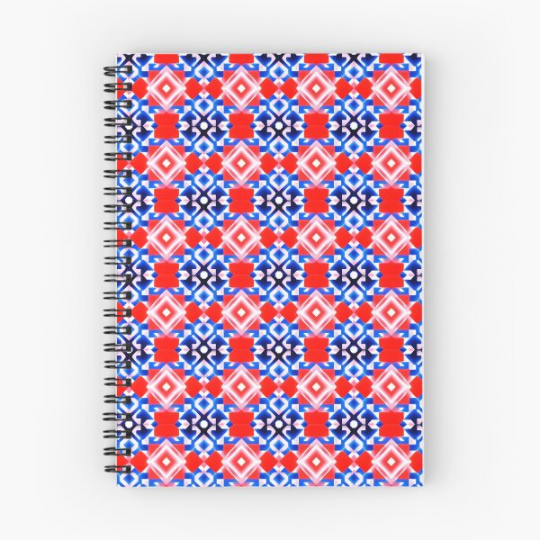 Item preview, Red blue and white geometric pattern designed and sold by artbymurray.