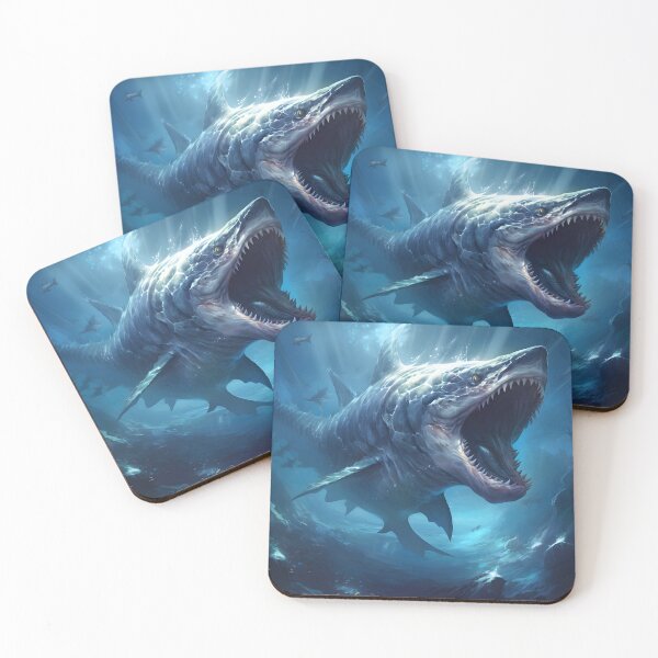 Item preview, Depths Unveiled - Oceanic Leviathan Art Print designed and sold by MystiCanvas.