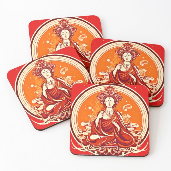 Item preview, Red Guanyin designed and sold by couture-rapture.