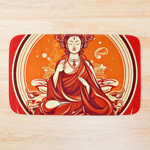 Item preview, Red Guanyin designed and sold by couture-rapture.