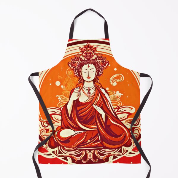 Item preview, Red Guanyin designed and sold by couture-rapture.