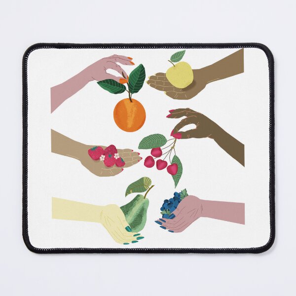 Item preview, Diverse hands holding fresh fruit designed and sold by Ingrid Poole.