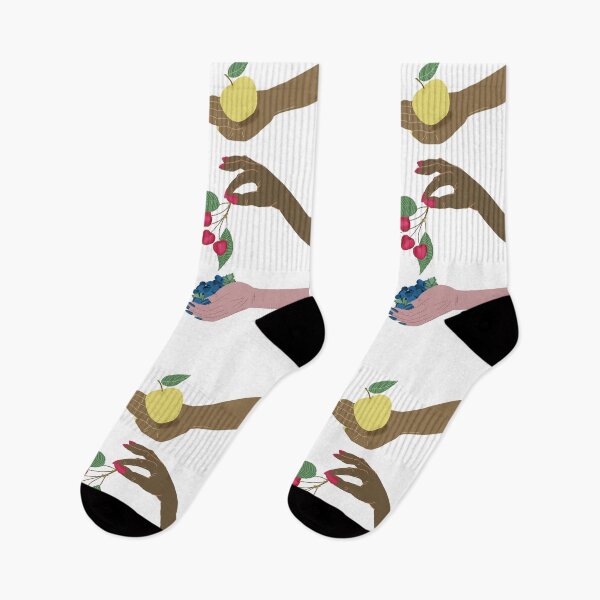 Item preview, Diverse hands holding fresh fruit designed and sold by Ingrid Poole.