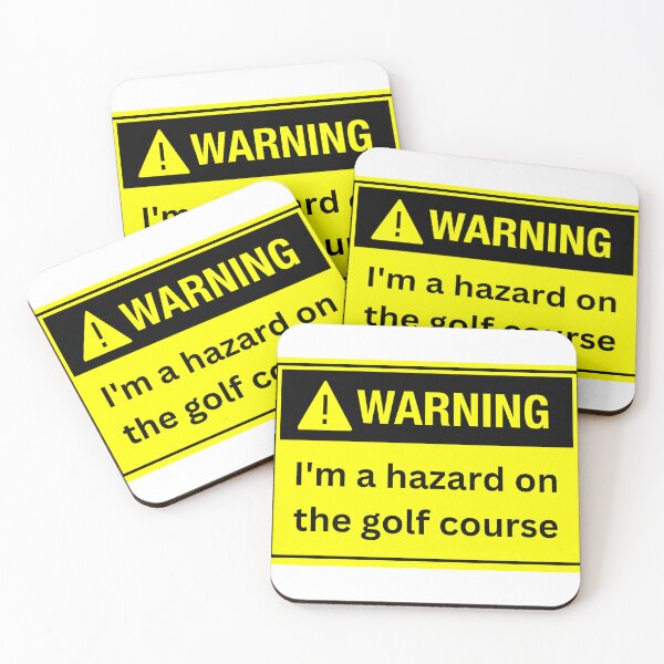 Item preview, Warning I'm a hazard on the golf course designed and sold by TheMindfulTees.