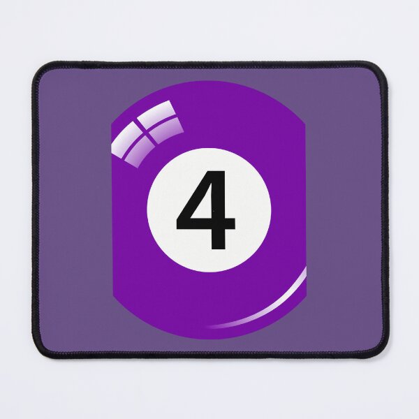 Item preview, Purple poolbilliard ball number 4 designed and sold by etlxnqtpks70.