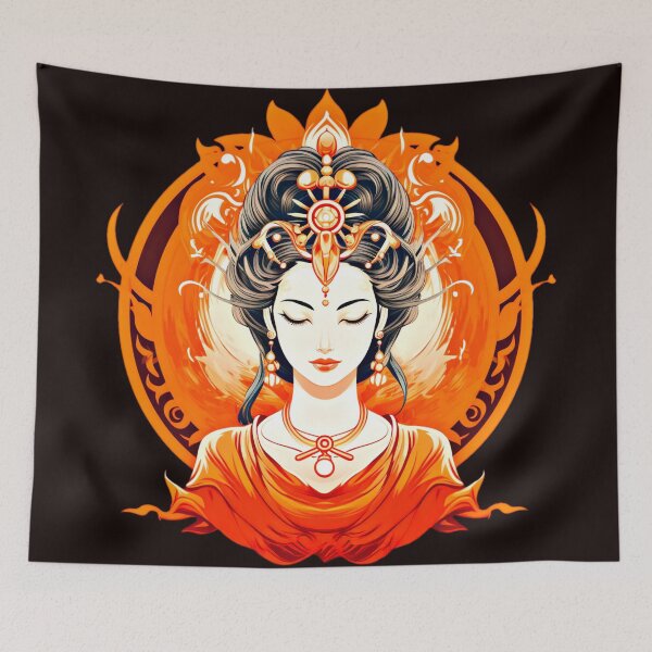 Item preview, Red Spanish Guanyin (Large) designed and sold by couture-rapture.