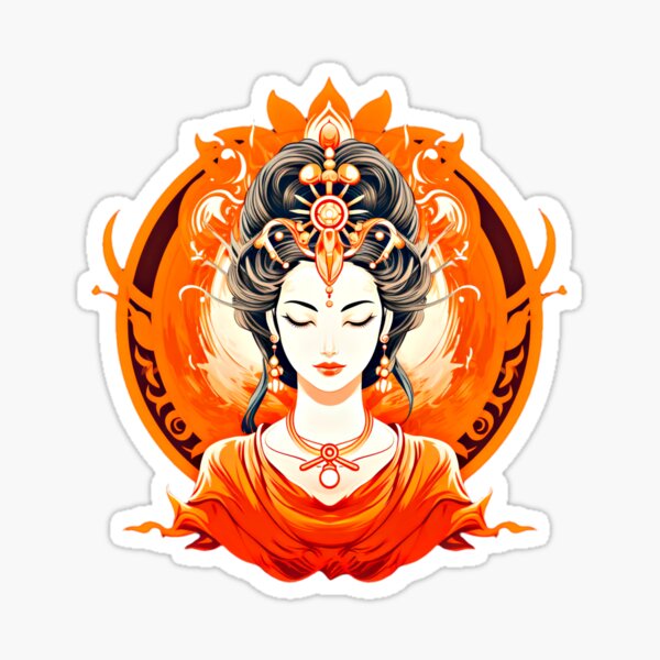 Artikel-Vorschau von Roter spanischer Guanyin (groß), designt und verkauft von couture-rapture.