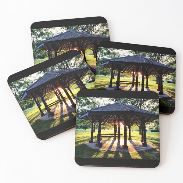 Item preview, Sunlight Filtering Through a Bandstand in a London Park: A Moment of Quiet in a Place of Music and Memories  designed and sold by Oh Halo Berry.
