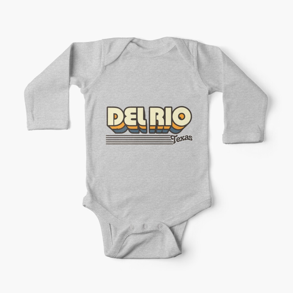 del rio texas retro stripes baby one piece by retroready redbubble del rio texas retro stripes baby one piece by retroready redbubble