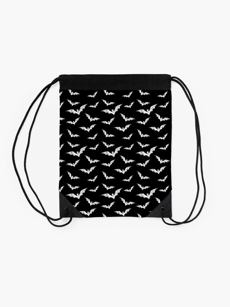 Alternate view of Bats Pattern Drawstring Bag
