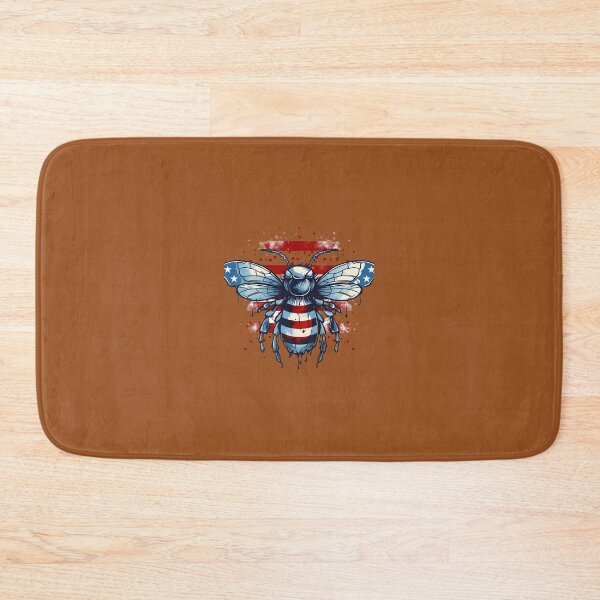 Item preview, American Flag Bee - Happy 4th of July 	 5	 designed and sold by rqwhpibt74.